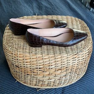 J. Crew leather flats